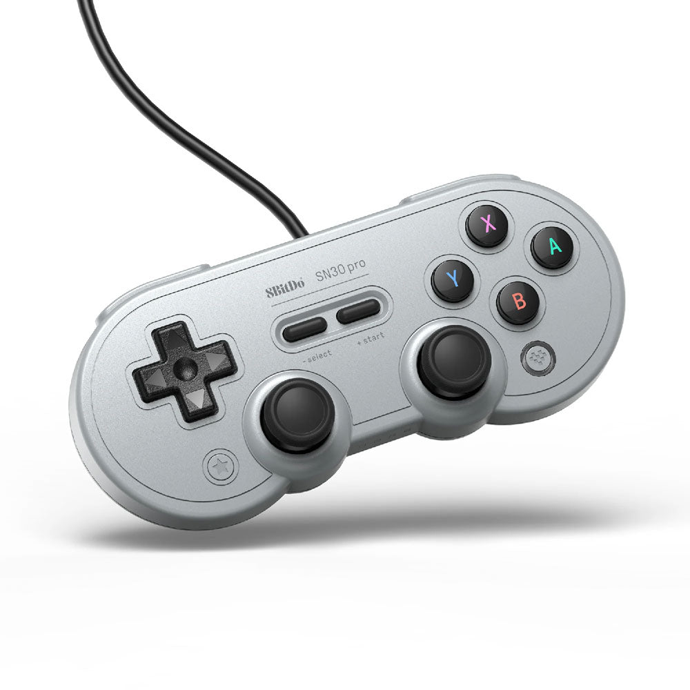 8BITDO SN30 PRO WIRED GAMEPAD (GREY)