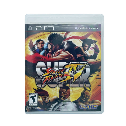 SUPER STREET FIGHTER IV - NO MANUAL - PS3