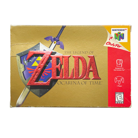 THE LEGEND OF ZELDA OCARINA OF TIME - BOXED - 64